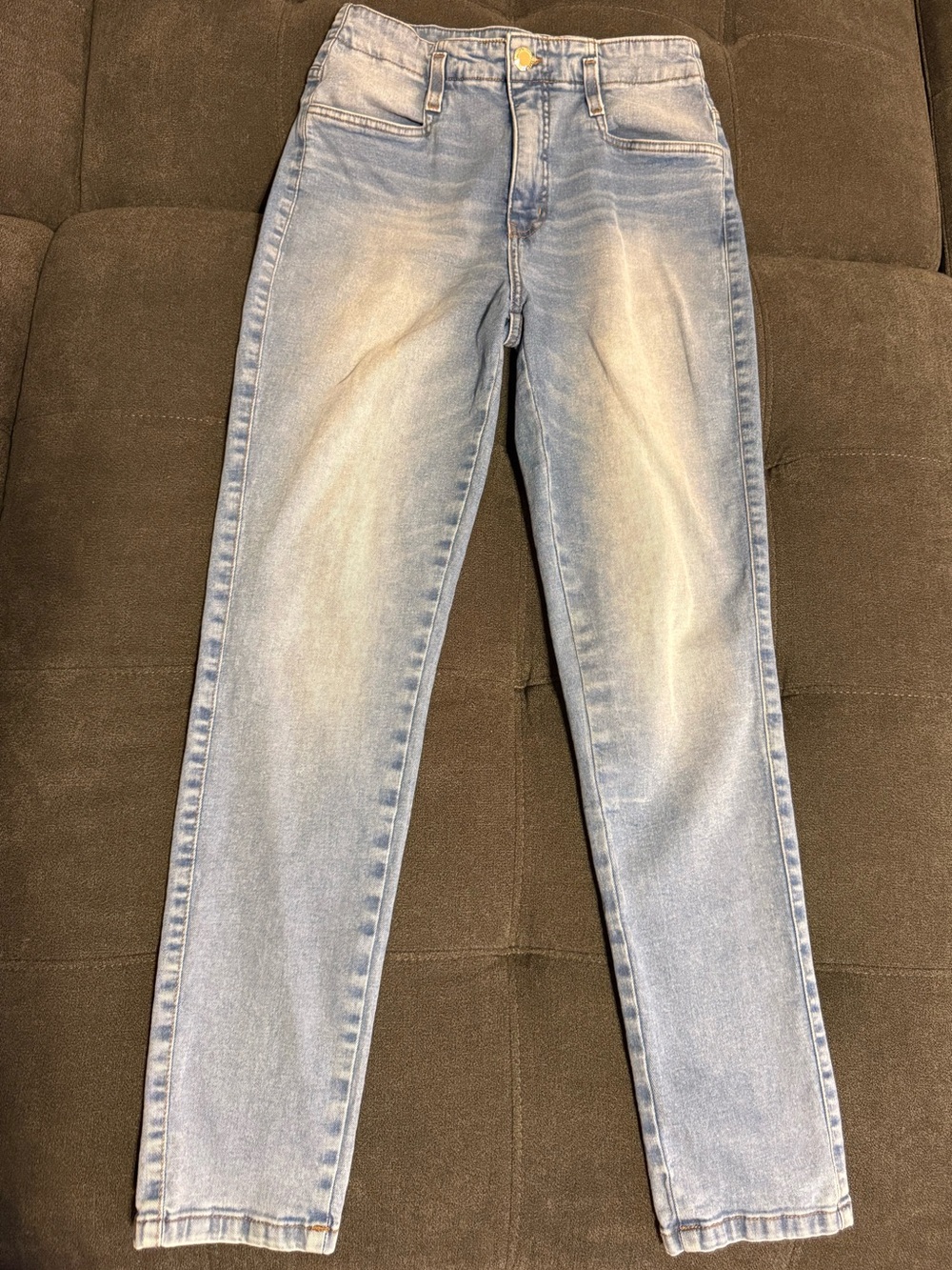 DAKSUL JEANS High Waisted Light Wash Skinny Jeans Size 38 BR / US 4/6 (27/28)